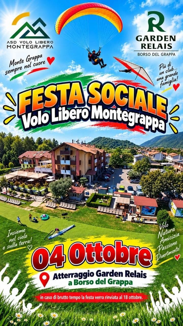 🎉 Festa Sociale Volo Libero Montegrappa 🎉
